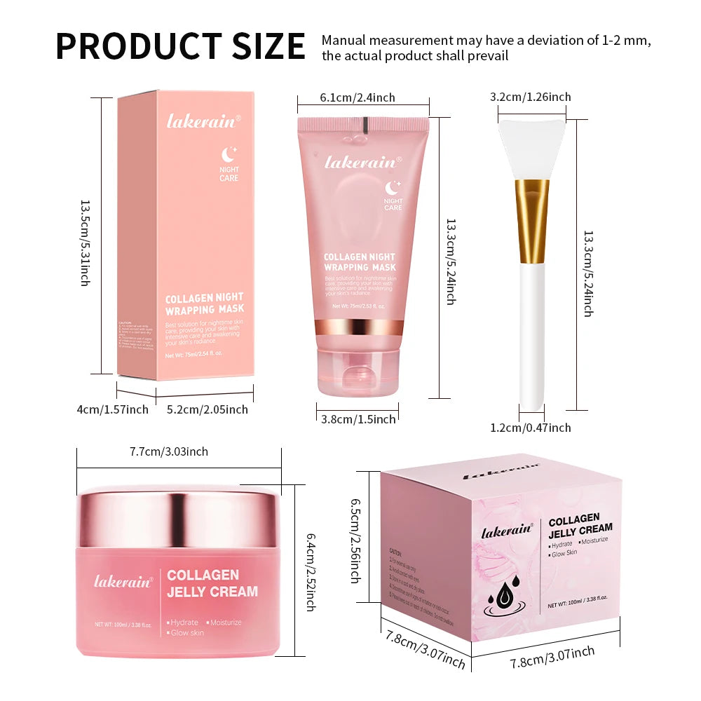 Collagen Night Wrapping Mask Set