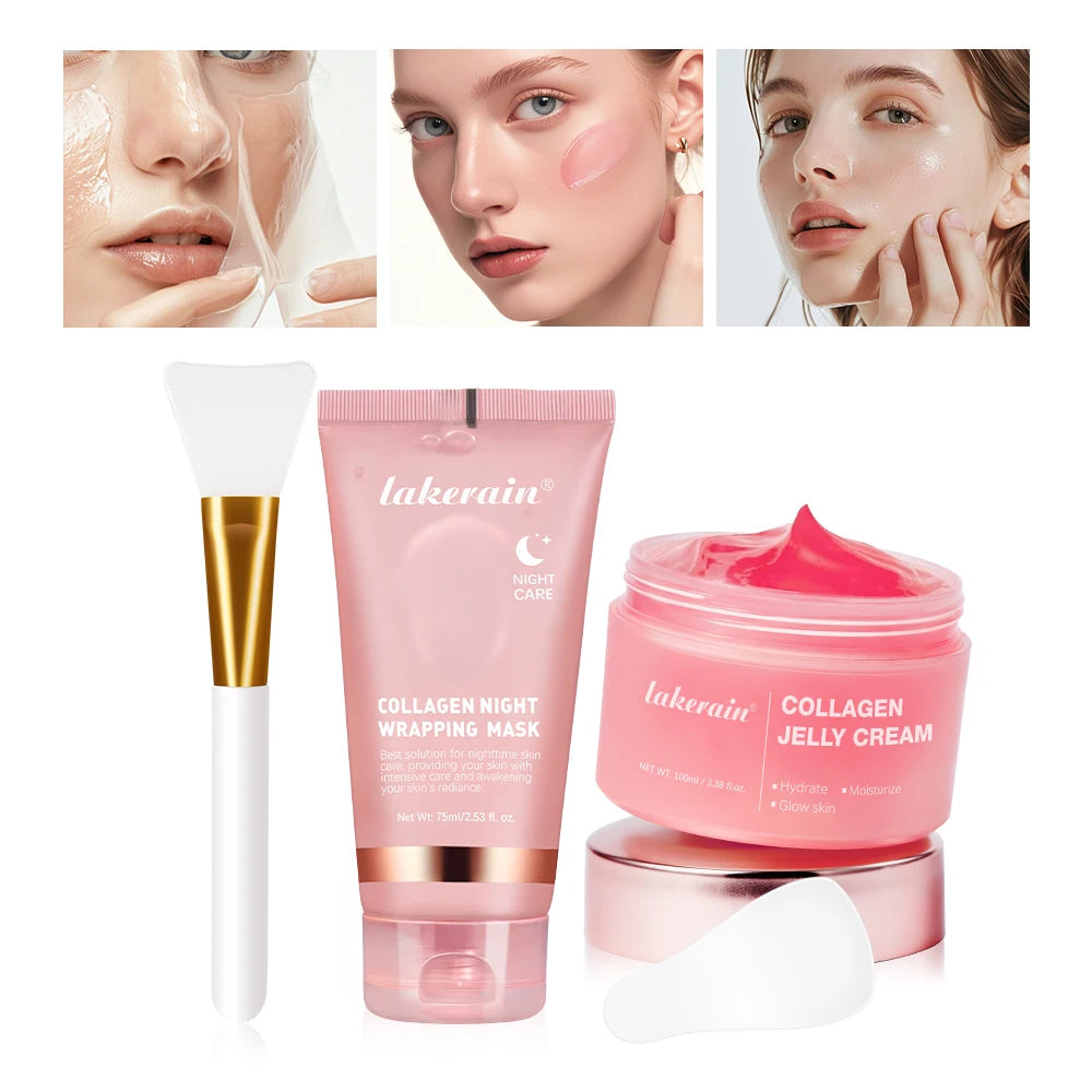 Collagen Night Wrapping Mask Set